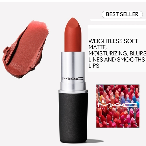 Devoted To Chili | Powder Kiss Lipstick | Mac Cosmetics | Brand New in Box - Picture 11 of 15